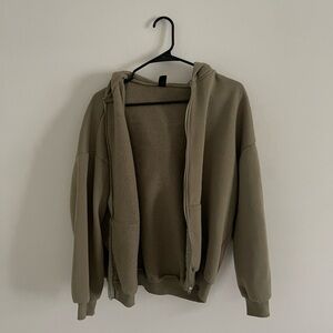 Men's Olive Green Hoodie Sweater